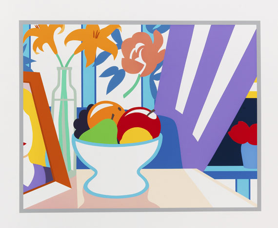 Tom Wesselmann - Still Life with Lilies and Mixed Fruit