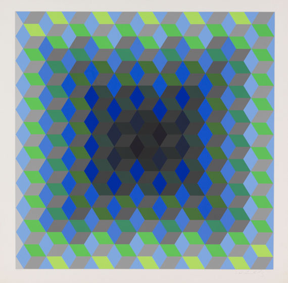Victor Vasarely - Hommage a l’Hexagone - Autre image
