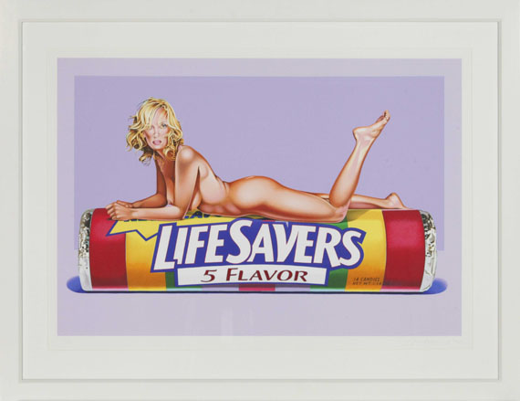 Mel Ramos - Life Saver - Image du cadre