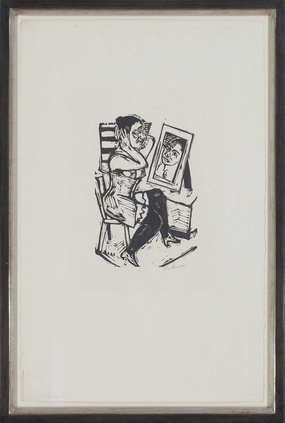 Max Beckmann - Toilette (Vorm Spiegel) - Image du cadre