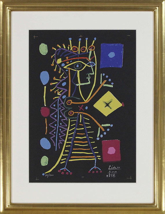 Pablo Picasso - Jacqueline (La Dame aux Dés) - Image du cadre