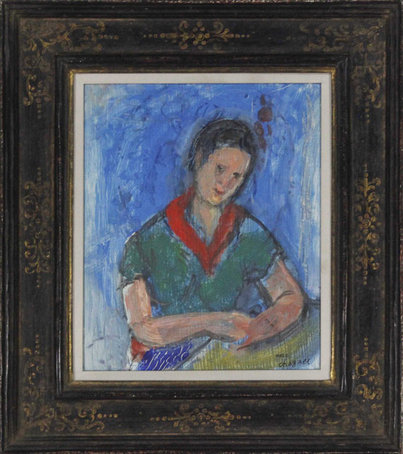 Marc Chagall - Portrait de Vava - Image du cadre
