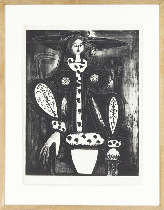 Pablo Picasso - Femme au Fauteuil (d?après le noir) - Image du cadre
