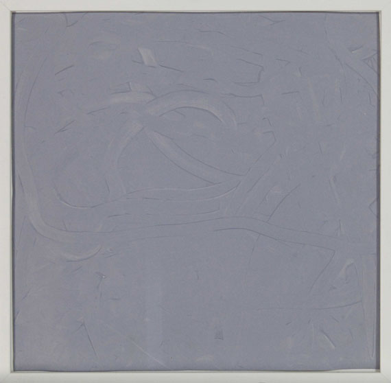 Gerhard Richter - Vermalung (grau) - Image du cadre