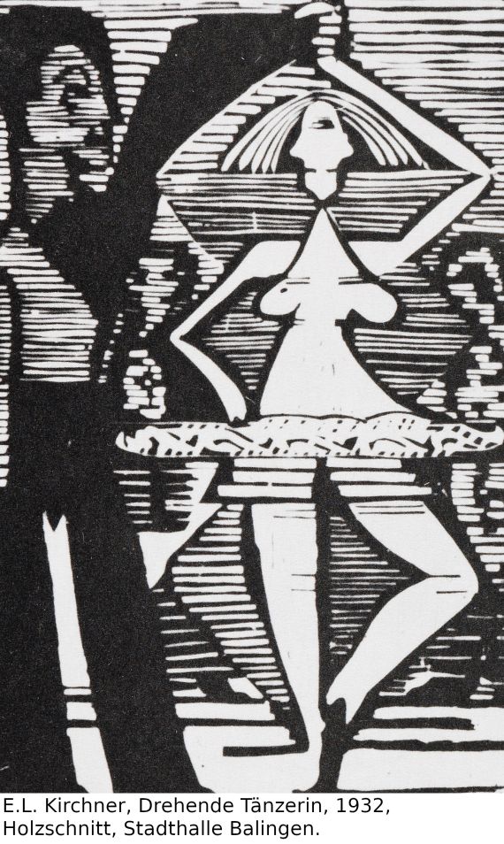 Ernst Ludwig Kirchner - Drehende Tänzerin - Autre image