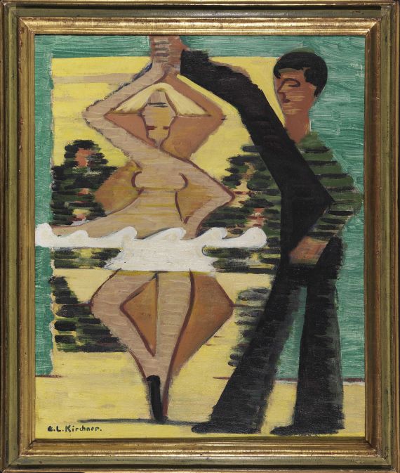 Ernst Ludwig Kirchner - Drehende Tänzerin - Image du cadre