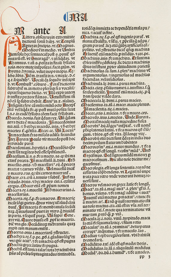 Johannes Reuchlin - Vocabularius breviloquus - Autre image