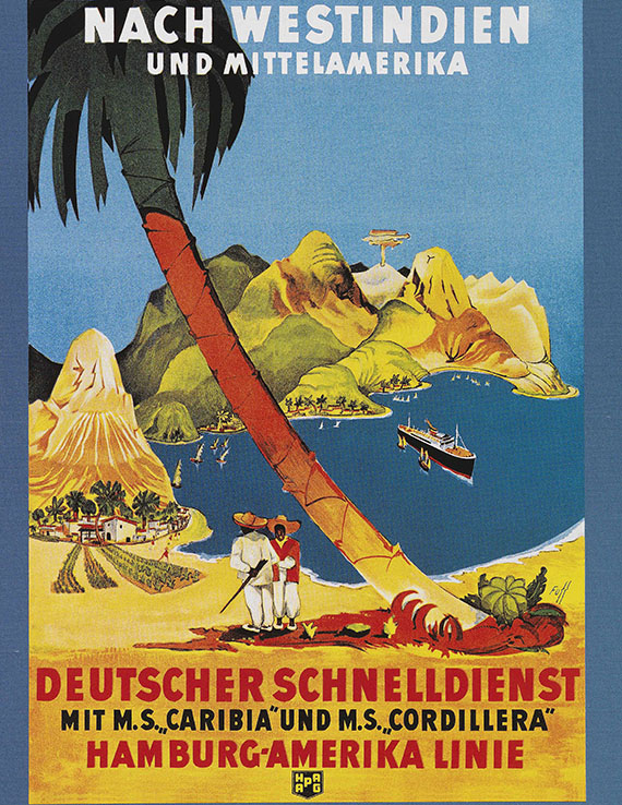   - Sammlung von Kreuzfahrt-Reisesouvenirs (Speisekarten etc.), in 39 Ordnern - Autre image