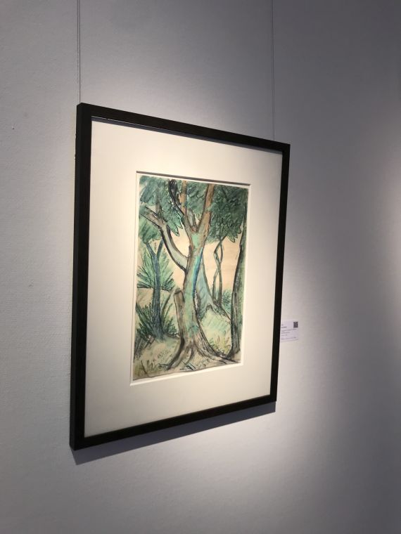 Otto Mueller - Wald/Landschaft mit Bäumen im Vordergrund - Autre image