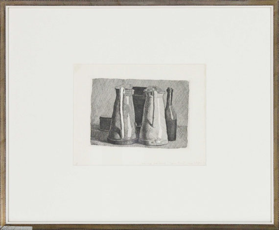 Giorgio Morandi - Natura morta con cinque oggetti - Image du cadre
