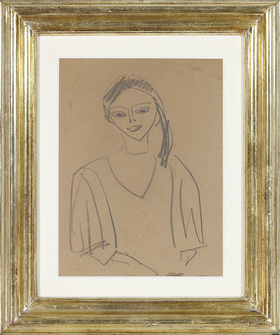 Ernst Ludwig Kirchner - Mädchen, Fränzi - Image du cadre