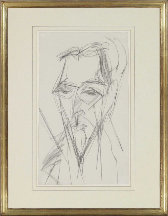 Ernst Ludwig Kirchner - Bildnis Botho Graef - Image du cadre