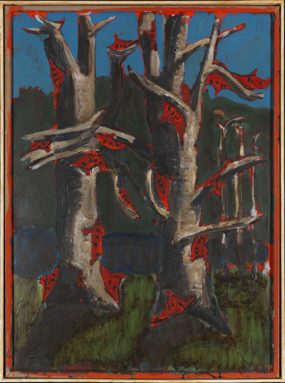 Markus Lüpertz - Serie über Courbet - Image du cadre