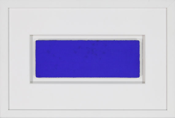 Yves Klein - Monochrome bleu sans titre (IKB 316) - Image du cadre