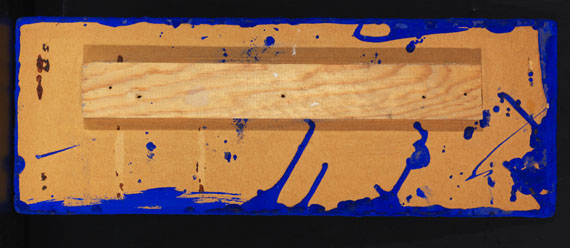 Yves Klein - Monochrome bleu sans titre (IKB 316) - Verso