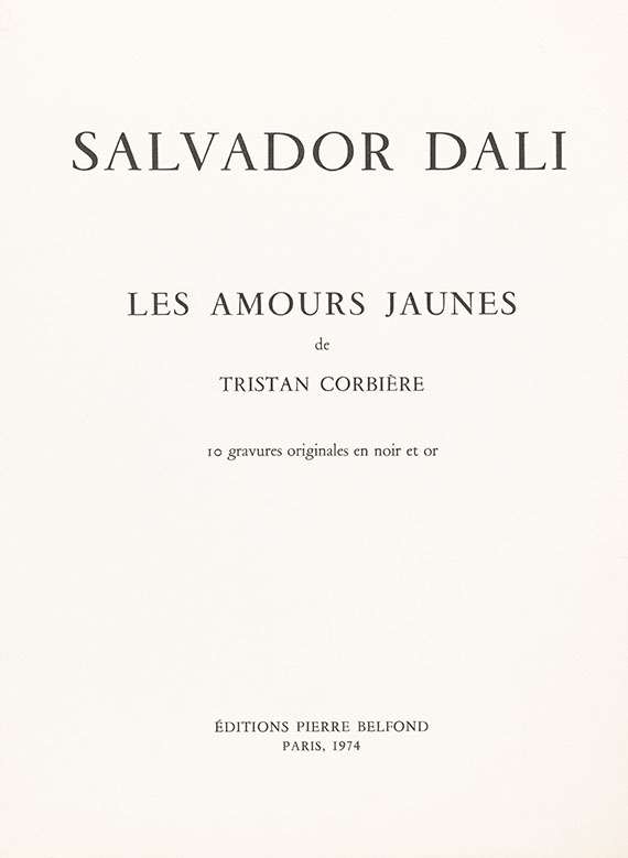 Salvador Dalí - Les Amours Jaunes - Autre image