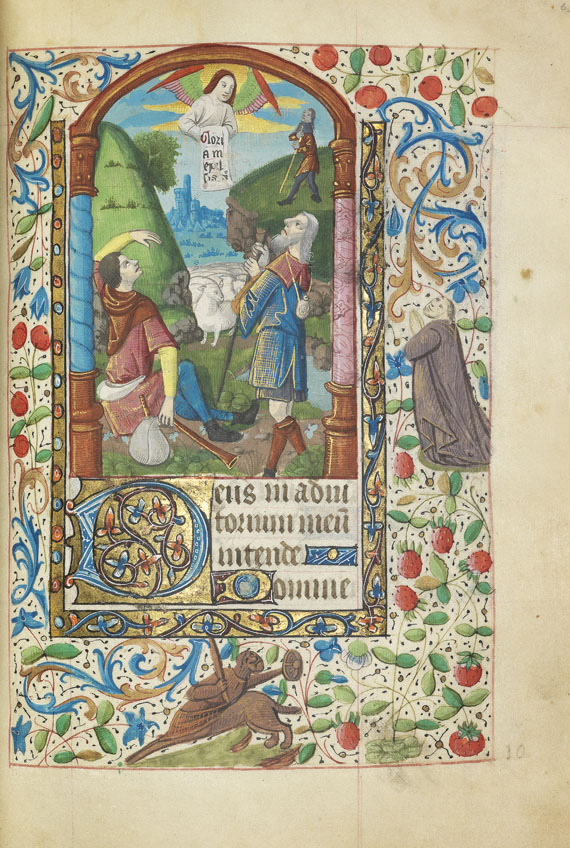   - Mittelalterliches Stundenbuch Pergamentmanuskript Troyes - Autre image
