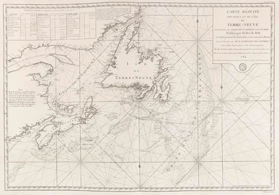 James Cook - Le Pilote de Terre-Neuve. Atlas und Textbd. "Instructions nautiques", zus. 2 Bände - Autre image