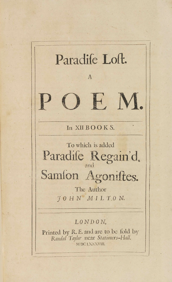 John Milton - Paradise lost - Autre image