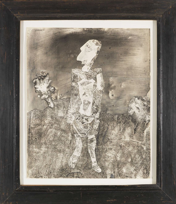 Jean Dubuffet - Promeneur au regard pâle - Image du cadre