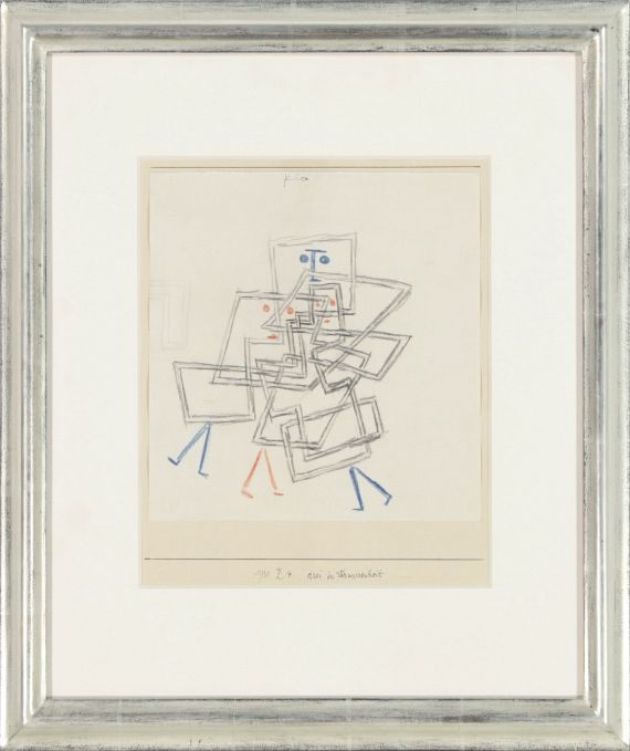 Paul Klee - Drei in Verworrenheit - Image du cadre