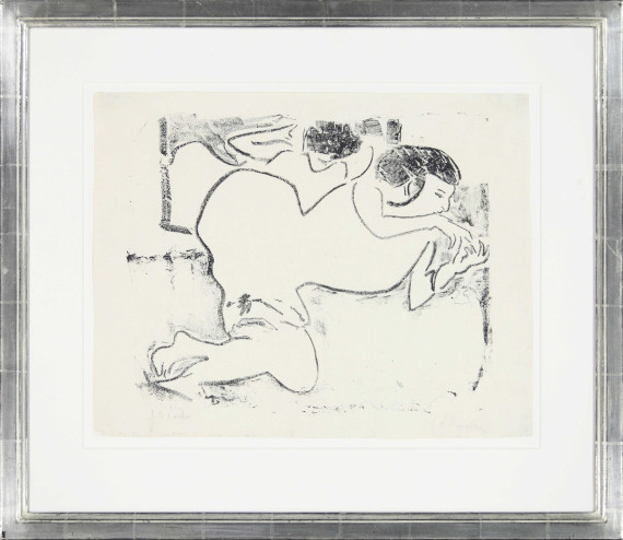 Ernst Ludwig Kirchner - Fingerspielende Dodo - Image du cadre