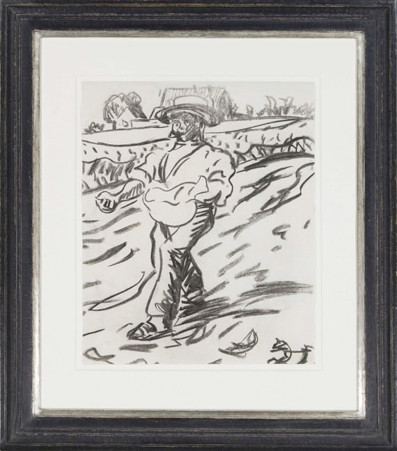 Ernst Ludwig Kirchner - Der Sämann (Säender Bauer) - Image du cadre