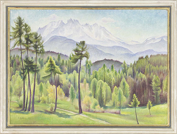 Albert Birkle - Latemar, Südtirol - Image du cadre