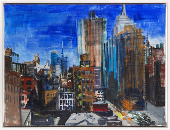 Rainer Fetting - 6 Ave Uptown View - Image du cadre