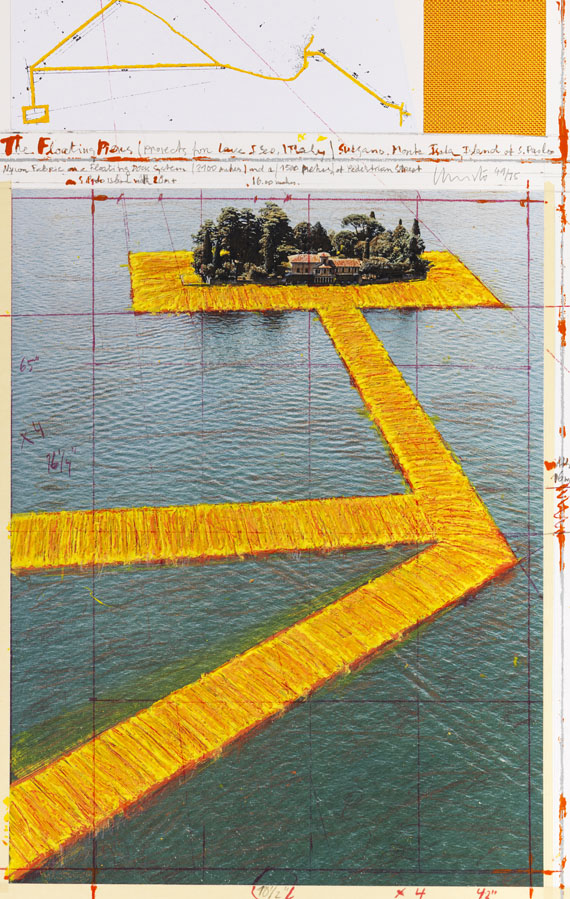 Christo - Floating Piers - Image du cadre