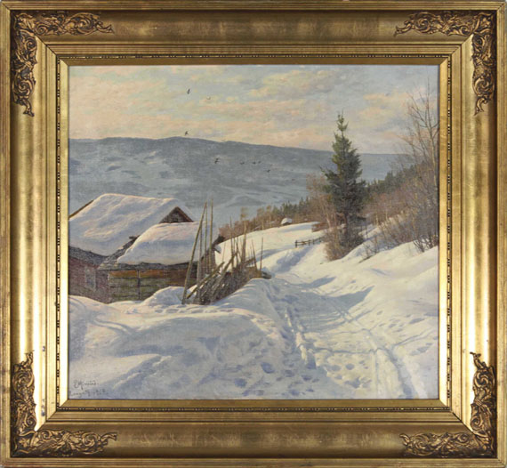 Peder (Peder Mørk Mønsted) Mönsted - Sonniger Wintertag in Norwegen - Image du cadre