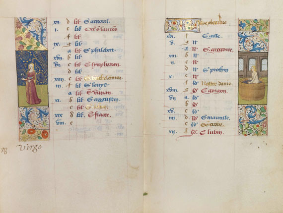 Stundenbuch - Französisches Stundenbuch, Rouen um 1490