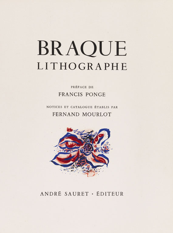 Georges Braque - Frontispiz aus "Braque Lithographe" - Autre image