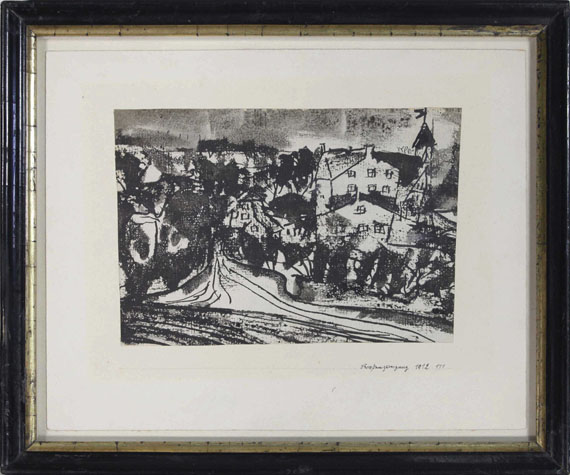 Paul Klee - Straßenverzweigung (bei aufgeweichtem Boden) - Image du cadre
