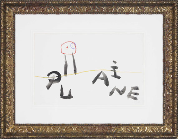 Joan Miró - Putaine - Image du cadre