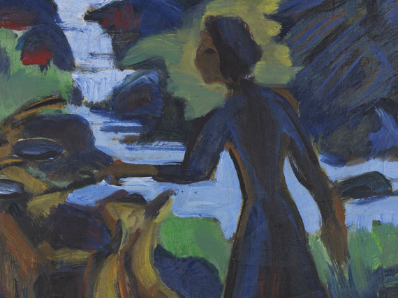 Ernst Ludwig Kirchner - Frau mit Ziege - Autre image