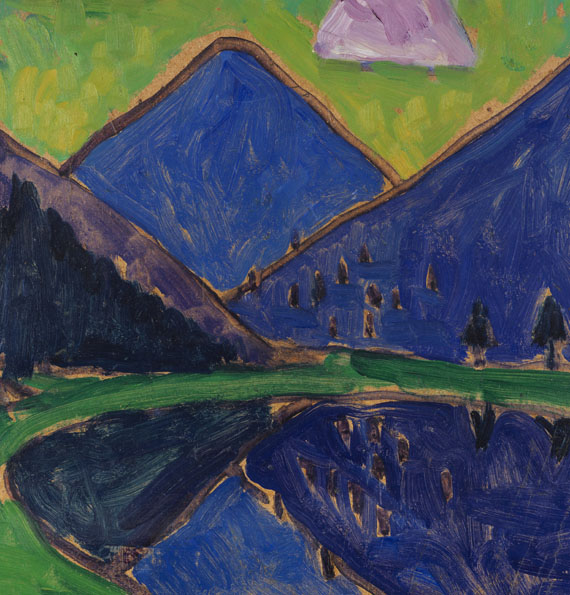 Gabriele Münter - Blick aufs Murnauer Moos (Blaue Berge) - Autre image