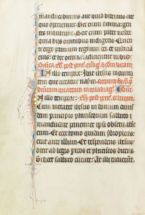  Manuskripte - Lektionar. Pergamenthandschrift, Frankreich um 1325-50 - Autre image