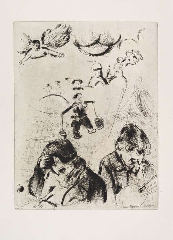 Marc Chagall - Gogol, Nicolas, Les ames mortes, 2 Bände - Autre image