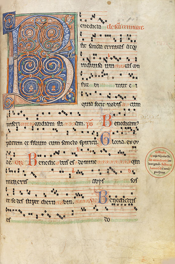  Manuskripte - Barbeaux-Graduale. Pergamenthandschrift, Nordfrankreich - Autre image