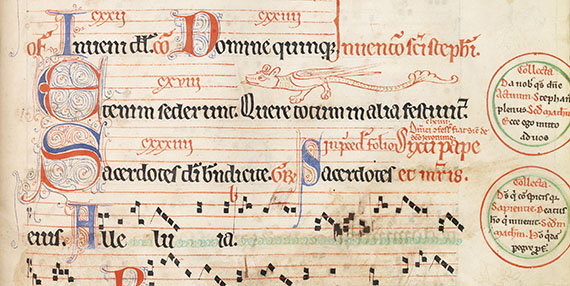 Manuskripte - Barbeaux-Graduale. Pergamenthandschrift, Nordfrankreich - Autre image