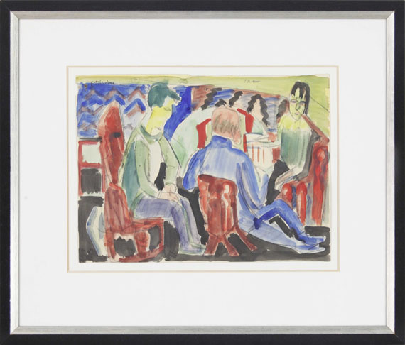 Ernst Ludwig Kirchner - Unterhaltung - Image du cadre