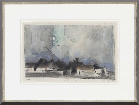 Lyonel Feininger - West Deep an der Rega - Image du cadre