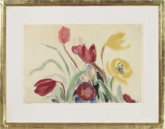 Emil Nolde - Rote und gelbe Tulpen - Image du cadre