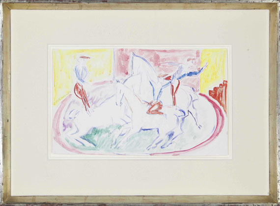 Ernst Ludwig Kirchner - Zirkus - Image du cadre