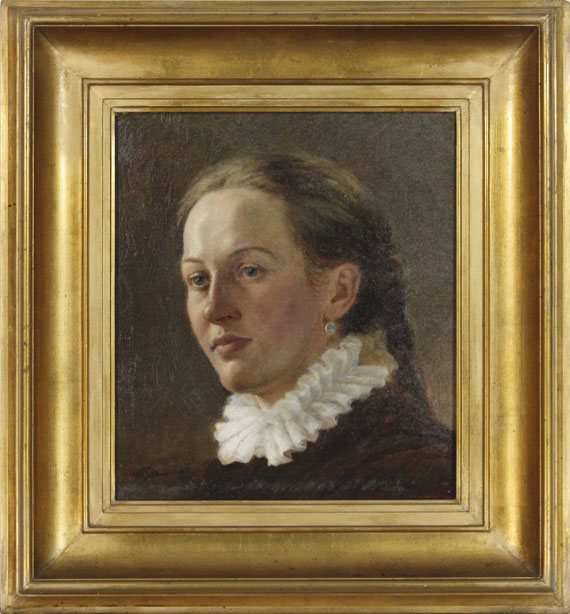 Trübner - Porträt einer jungen Frau