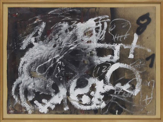 Antoni Tàpies - Graphismes blancs - Image du cadre