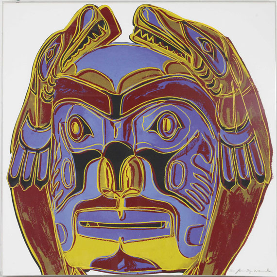 Andy Warhol - Northwest Coast Mask - Image du cadre