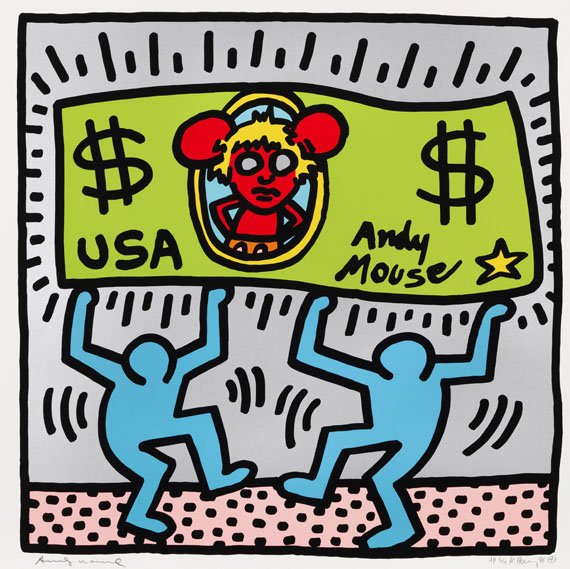 Keith Haring - Andy Mouse (4 Blatt) - Autre image