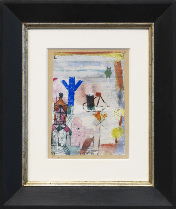 Paul Klee - Kleiner Dampfer - Image du cadre